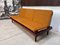 Modular Sofa TV 161 with Removable Seats in Teak & Woven Cane Including Cushion Pads and Ceramic Tray by Hans Olsen for Bramin, Denmark 1957, Image 17