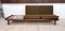 Modular Sofa TV 161 with Removable Seats in Teak & Woven Cane Including Cushion Pads and Ceramic Tray by Hans Olsen for Bramin, Denmark 1957, Image 3