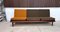 Modular Sofa TV 161 with Removable Seats in Teak & Woven Cane Including Cushion Pads and Ceramic Tray by Hans Olsen for Bramin, Denmark 1957, Image 6
