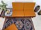 Modular Sofa TV 161 with Removable Seats in Teak & Woven Cane Including Cushion Pads and Ceramic Tray by Hans Olsen for Bramin, Denmark 1957, Image 28