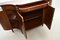 Sheraton Sideboard aus lackiertem Satinholz, 1950er 4