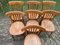 French Baumann Bistro Chairs, 1950s, Set of 7, Image 4