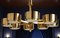 Deckenlampe T 493/8 aus Messing von Hans Agne Jakobsson für Markaryd, 1960er 16