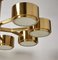 Deckenlampe T 493/8 aus Messing von Hans Agne Jakobsson für Markaryd, 1960er 9