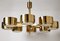 Deckenlampe T 493/8 aus Messing von Hans Agne Jakobsson für Markaryd, 1960er 12