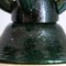 Cactus Sculpture in Green Pulegoso Glass with Coral Red Flowers attributed to Napoleone Martinuzzi for Venini, 1930 5