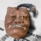 Antique Japanese Oni Dorei Bell with Dual Faces, 1920s, Image 18