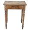 19th Century Natural Color Side Table in Rustic Fir Wood, Image 1