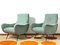 Lady Lounge Chairs with Pouf attributed to Marco Zanuso, Italy, 1960s, Set of 3 6
