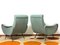 Lady Lounge Chairs with Pouf attributed to Marco Zanuso, Italy, 1960s, Set of 3 14