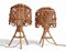 Mid-Century Modern French Riviera Bamboo and Rattan Table Lamps, 1960s, Set of 2, Image 1