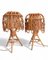 Mid-Century Modern French Riviera Bamboo and Rattan Table Lamps, 1960s, Set of 2, Image 2