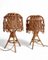 Mid-Century Modern French Riviera Bamboo and Rattan Table Lamps, 1960s, Set of 2, Image 4
