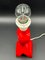 Mid-Century Modern Table Lamp in Red from Bay Keramik, 1950s 11