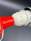 Rote Mid-Century Tischlampe von Bay Keramik, 1950er 8
