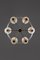 Large Art Deco Murano Glass Chandelier by Ercole Barovier for Barovier & Toso, 1040s 5