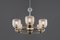 Large Art Deco Murano Glass Chandelier by Ercole Barovier for Barovier & Toso, 1040s 6