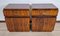 Kubistische Art Deco Nachttische, 1920, 2er Set 5