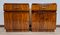 Kubistische Art Deco Nachttische, 1920, 2er Set 1