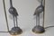 Vintage Kraniche Vogel Lampen, 1970er, 2er Set 6