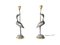 Vintage Kraniche Vogel Lampen, 1970er, 2er Set 1