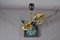 Vintage Brass Flower Lamp 4