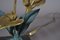 Vintage Brass Flower Lamp 6