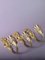 Antique Gilded Bronze Curtain Holdbacks, Set of 3 7