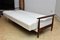 Scandinavian Foldable Teak Sofa in Creamy White Bouclé, 1960s, Image 9