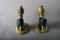 Art Deco Brass Wall Sconces, 1930s, Set of 2 4