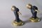 Art Deco Brass Wall Sconces, 1930s, Set of 2 8