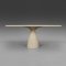Travertine Finale Oval Table by Peter Draenert, 1970s 1