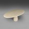 Travertine Finale Oval Table by Peter Draenert, 1970s 8