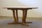 Vintage Round Extendable Pinewood Dinning Table from Dyrlund, 1980s 2