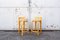 K65 Curved Birch and Plywood Stools by Alvar Aalto for Artek, 1970s Set of 2 2