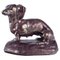 Vintage Danish Sculpture of Dachshund by Søren Kongstrand, 1917, Image 1