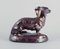 Vintage Danish Sculpture of Dachshund by Søren Kongstrand, 1917, Image 3