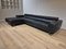 Leandro Corner Sofa in Black Leather, Image 13