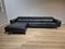 Leandro Corner Sofa in Black Leather, Image 3