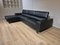 Leandro Corner Sofa in Black Leather, Image 9
