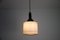 Lámpara Mid-Century moderna de vidrio opalino de Stilnovo, Italia, años 60, Imagen 8