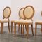 Sillas de comedor Hortense de cuero en crema de Roche Bobois. Juego de 6, Imagen 4