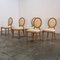 Sillas de comedor Hortense de cuero en crema de Roche Bobois. Juego de 6, Imagen 2