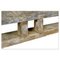 Banco o mesa de centro en madera maciza patinada, Imagen 4