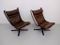 High Back Falcon Chairs by Sigurd Ressell for Vatne Mobler, 1970s, Set of 2, Image 4