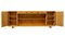 Swedish Art Deco Inlaid Elm Low Bookcase by Mjölby Intarsia, 1930s 2