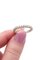 Memoire Ring aus 18 Karat Weißgold mit Diamanten 3