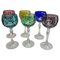 Crystal Stem Glasses, 1950s, Set of 6, Image 1