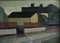 Silent Street Scene, Oil Painting, Framed 9