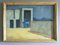 The Blue Table, Oil Painting, Framed 1